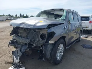 2018 Nissan Armada SL with VIN JN8AY2ND1JX001885, listed as a IAAI auction lot 42095487 with Not Provided miles and . Bid and sale history available at DreamBid. Image 2.