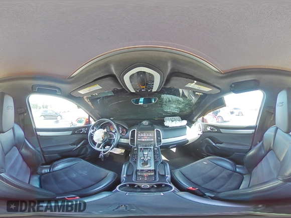 2017 Porsche Cayenne GTS with VIN WP1AD2A2XHLA82557, listed as a Copart auction lot 80534824 with 117,538 mi miles and Salvage title. Bid and sale history available at DreamBid. Image 14.