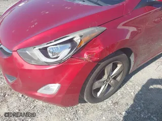 2012 Hyundai Elantra GLS with VIN KMHDH4AE8CU307887, listed as a IAAI auction lot 41657165 with 160,910 mi miles. Bid and sale history available at carsss.com. Image 12.