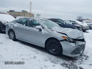 2022 Toyota Camry Hybrid LE with VIN 4T1C31AK2NU577196, listed as a IAAI auction lot 41168787 with 192,109 mi miles. Bid and sale history available at carsss.com. Image 1.