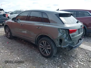 2023 Audi Q3 S line Premium with VIN WA1DECF34P1150360, listed as a IAAI auction lot 42694889 with 19,489 mi miles and . Bid and sale history available at DreamBid. Image 3.