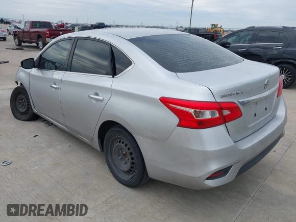 2016 Nissan Sentra SV with VIN 3N1AB7AP3GY252931, listed as a IAAI auction lot 41273001 with 169,916 mi miles and . Bid and sale history available at DreamBid. Image 3.