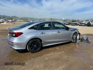2022 Honda Civic Sport with VIN 2HGFE2F52NH598767, listed as a Copart auction lot 52771165 with 52,463 mi miles and Non Repairable. Bid and sale history available at carsss.com. Image 3.