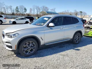 2021 BMW X3 sDrive30i with VIN 5UXTY3C01M9G04436, listed as a Copart auction lot 49241465 with 41,941 mi miles and Salvage Title. Bid and sale history available at carsss.com. Image 1.