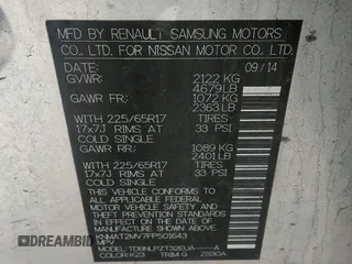 2015 Nissan Rogue S with VIN KNMAT2MV7FP501643, listed as a IAAI auction lot 42090705 with 147,128 mi miles. Bid and sale history available at carsss.com. Image 9.