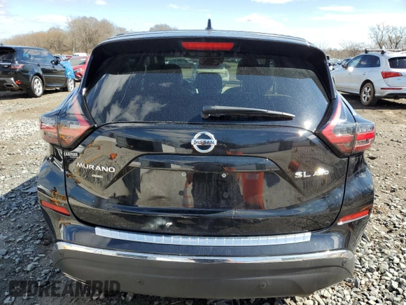 2021 Nissan Murano SL with VIN 5N1AZ2CS9MC115859, listed as a Copart auction lot 49058185 with 17,802 mi miles and Salvage Title. Bid and sale history available at DreamBid. Image 6.