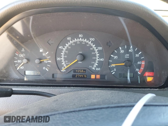 2000 Mercedes-Benz C 230 Kompressor with VIN WDBHA24G7YA817201, listed as a Copart auction lot 75837924 with 274,476 mi miles and Salvage Title. Bid and sale history available at carsss.com. Image 9.