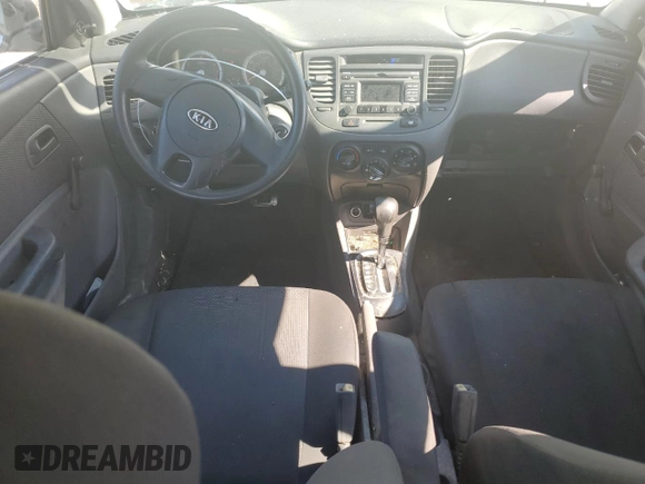 2010 Kia Rio LX with VIN KNADH4A31A6635895, listed as a Copart auction lot 61308434 with 209,016 mi miles and Salvage Title. Bid and sale history available at carsss.com. Image 8.