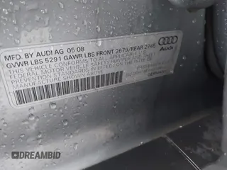 2008 Audi A6 z VIN WAUDH74F48N144440, wystawiony jako IAAI lot #41717899 z przebiegiem 207 526 mil mil oraz . Historia ofert i sprzedaży dostępna na DreamBid. Obrazek 9.
