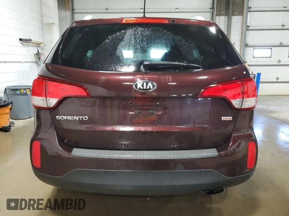 2015 Kia Sorento LX with VIN 5XYKTDA66FG616587, listed as a Copart auction lot 50410775 with 181,900 mi miles and Clean Title. Bid and sale history available at DreamBid. Image 6.