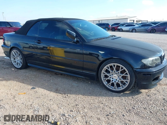 2006 BMW 3 Series 330Ci with VIN WBABW53406PZ40606, listed as a IAAI auction lot 40959694 with 175,030 mi miles. Bid and sale history available at carsss.com. Image 1.