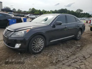 2015 Hyundai Equus Signature with VIN KMHGH4JH6FU092960, listed as a Copart auction lot 58793325 with 59,875 mi miles and Salvage title. Bid and sale history available at DreamBid. Image 1.