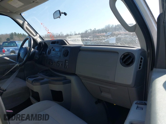 2014 Ford Econoline Cargo Commercial with VIN 1FTNE2EW3EDA18900, listed as a IAAI auction lot 41209002 with 138,014 mi miles and . Bid and sale history available at carsss.com. Image 5.