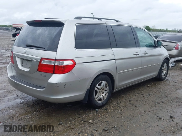 2007 Honda Odyssey EX with VIN 5FNRL38457B120170, listed as a IAAI auction lot 41960440 with 280,153 mi miles and . Bid and sale history available at DreamBid. Image 4.
