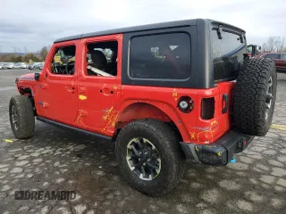 2024 Jeep Wrangler Rubicon z VIN 1C4RJXR62RW172545, wystawiony jako Copart lot #48020865 z przebiegiem 5 483 mil mil oraz Szkoda całkowita • Salvage title. Historia ofert i sprzedaży dostępna na DreamBid. Obrazek 2.