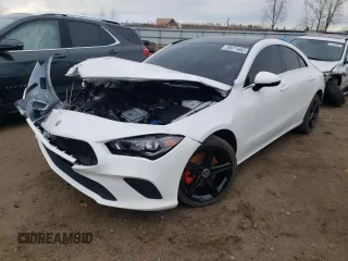 2020 Mercedes-Benz CLA with VIN WDD5J4GB2LN060733, listed as a Copart auction lot 70671402 with 6,689 mi miles. Bid and sale history available at carsss.com. Image 1.