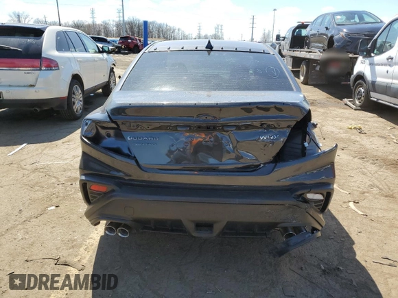 2022 Subaru WRX GT with VIN JF1VBAU69N8006950, listed as a Copart auction lot 53380815 with 13,544 mi miles and Salvage title. Bid and sale history available at DreamBid. Image 6.