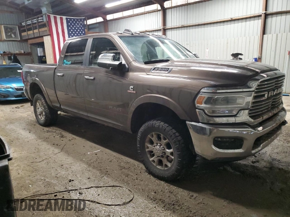 2019 Ram 2500 Laramie with VIN 3C6UR5FL8KG669161, listed as a Copart auction lot 43453035 with 125,277 mi miles and Salvage Title. Bid and sale history available at carsss.com. Image 4.