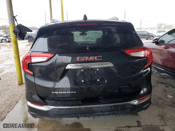 2023 GMC Terrain SLT with VIN 3GKALPEG5PL164789, listed as a Copart auction lot 46358035 with 58,895 mi miles and Clean Title. Bid and sale history available at carsss.com. Image 6.