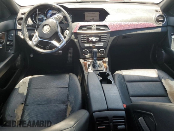 2014 Mercedes-Benz C 250 Sport with VIN WDDGF4HB8ER304938, listed as a Copart auction lot 62833835 with 151,199 mi miles and Salvage title. Bid and sale history available at DreamBid. Image 8.