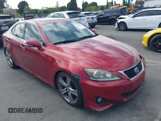 2011 Lexus IS 250 with VIN JTHBF5C22B5131937, listed as a IAAI auction lot 42441351 with 146,050 mi miles and . Bid and sale history available at DreamBid. Image 1.