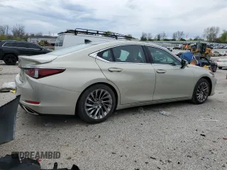 2024 Lexus ES 350 Ultra Luxury with VIN 58AFZ1B14RU161411, listed as a Copart auction lot 52399225 with 7,635 mi miles and Salvage title. Bid and sale history available at DreamBid. Image 3.