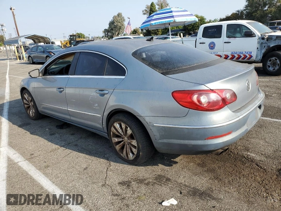 2009 Volkswagen CC with VIN WVWML93C19E547829, listed as a Copart auction lot 71481094 with 159,341 mi miles and Salvage Title. Bid and sale history available at DreamBid. Image 2.
