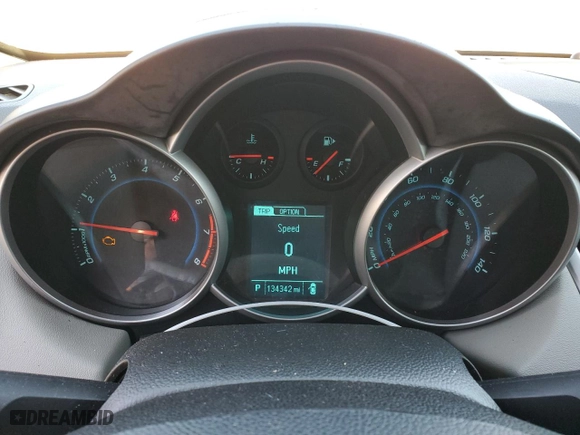2013 Chevrolet Cruze LS with VIN 1G1PA5SH0D7241610, listed as a Copart auction lot 45356195 with 134,342 mi miles and Clean Title. Bid and sale history available at carsss.com. Image 9.