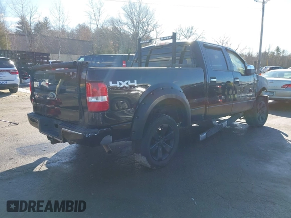 2008 Ford F-150 XLT with VIN 1FTPW14V78FA47527, listed as a IAAI auction lot 41646823 with 1 mi miles. Bid and sale history available at carsss.com. Image 4.