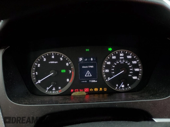 2015 Hyundai Sonata SE with VIN 5NPE24AF1FH234590, listed as a Copart auction lot 44267115 with 71,349 mi miles and Salvage Title. Bid and sale history available at DreamBid. Image 9.