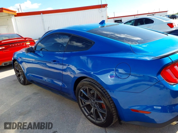 2021 Ford Mustang EcoBoost with VIN 1FA6P8TD9M5128237, listed as a IAAI auction lot 42103583 with 39,383 mi miles. Bid and sale history available at carsss.com. Image 14.