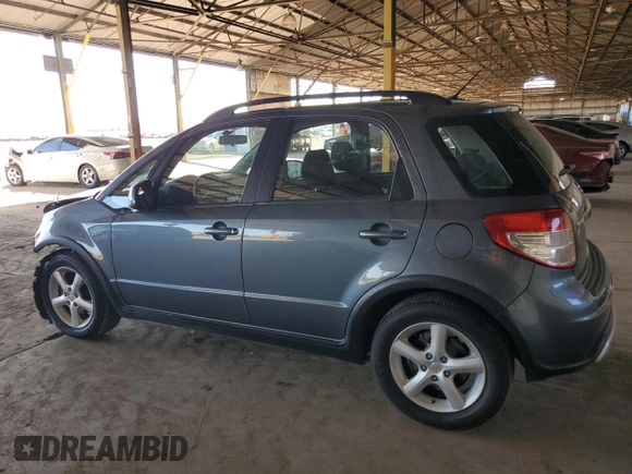 2008 Suzuki SX4 with VIN JS2YB413X85108496, listed as a Copart auction lot 76107604 with 104,241 mi miles and Salvage Title. Bid and sale history available at carsss.com. Image 2.
