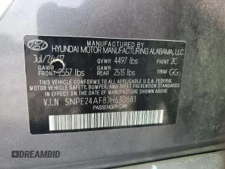 2018 Hyundai Sonata SE z VIN 5NPE24AF8JH630881, wystawiony jako Copart lot #56301655 z przebiegiem 145 534 mil mil oraz Czysty tytuł • Clean title. Historia ofert i sprzedaży dostępna na DreamBid. Obrazek 12.