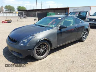 2004 Infiniti G35 Coupe w/Leather with VIN JNKCV54E74M807582, listed as a IAAI auction lot 41987481 with 116,471 mi miles. Bid and sale history available at carsss.com. Image 2.