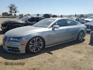2013 Audi S7 Prestige with VIN WAU32BFC8DN109137, listed as a Copart auction lot 65836384 with 55,570 mi miles and Salvage Title. Bid and sale history available at carsss.com. Image 1.