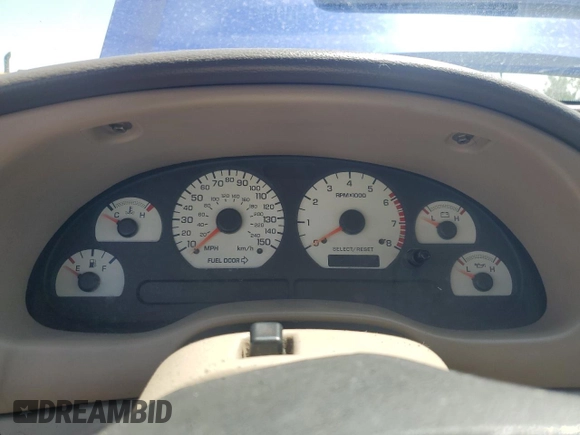 1999 Ford Mustang GT z VIN 1FAFP42X1XF152146, wystawiony jako Copart lot #57871835 z przebiegiem Nie podano mil oraz Szkoda całkowita • Salvage title. Historia ofert i sprzedaży dostępna na DreamBid. Obrazek 9.