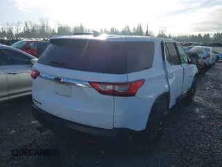 2020 Chevrolet Traverse LS with VIN 1GNEVFKW9LJ100826, listed as a IAAI auction lot 41227311 with 77,327 mi miles. Bid and sale history available at carsss.com. Image 4.