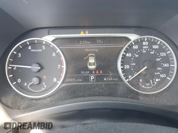2023 Nissan Sentra SV with VIN 3N1AB8CV0PY264486, listed as a Copart auction lot 48315885 with 41,875 mi miles and Clean Title. Bid and sale history available at DreamBid. Image 9.