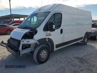 2020 Ram ProMaster Cargo with VIN 3C6TRVDG5LE135050, listed as a Copart auction lot 87301064 with 103,398 mi miles and Salvage Title. Bid and sale history available at carsss.com. Image 1.