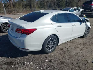 2020 Acura TLX with VIN 19UUB1F37LA013167, listed as a IAAI auction lot 41353081 with 60,061 mi miles. Bid and sale history available at carsss.com. Image 4.