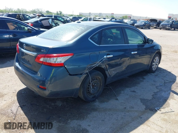 2015 Nissan Sentra SV with VIN 3N1AB7AP9FL688596, listed as a IAAI auction lot 42082292 with 77,300 mi miles and . Bid and sale history available at DreamBid. Image 4.