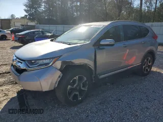2018 Honda CR-V Touring with VIN 7FARW1H98JE039571, listed as a Copart auction lot 43695965 with 85,162 mi miles and Salvage Title. Bid and sale history available at carsss.com. Image 1.