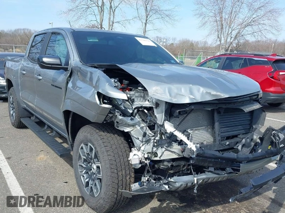 2024 Chevrolet Colorado 4WD Z71 with VIN 1GCPTDEKXR1263210, listed as a IAAI auction lot 41786796 with 16,261 mi miles. Bid and sale history available at carsss.com. Image 1.