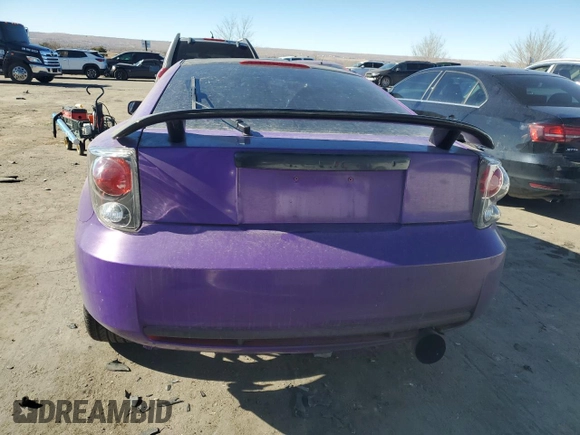 2002 Toyota Celica GTS with VIN JTDDY38T220060052, listed as a Copart auction lot 42167195 with 176,377 mi miles and Salvage Title. Bid and sale history available at carsss.com. Image 6.