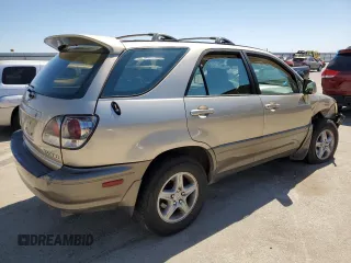 2003 Lexus RX 300 with VIN JTJHF10U830311283, listed as a Copart auction lot 71161444 with 216,654 mi miles and Salvage Title. Bid and sale history available at carsss.com. Image 3.