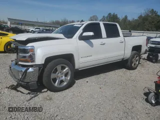 2017 Chevrolet Silverado 1500 LT with VIN 3GCPCREC4HG129055, listed as a Copart auction lot 50312855 with 121,334 mi miles and Salvage Title. Bid and sale history available at carsss.com. Image 1.