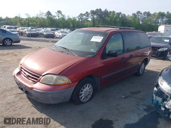 1999 Ford Windstar LX with VIN 2FMZA5140XBA73795, listed as a IAAI auction lot 42094928 with 204,556 mi miles and . Bid and sale history available at carsss.com. Image 2.