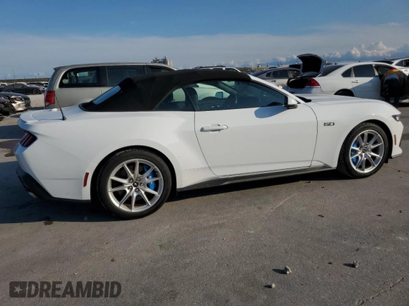 2024 Ford Mustang GT Premium with VIN 1FAGP8FF3R5108896, listed as a Copart auction lot 73059164 with 10,242 mi miles and Non repairable. Bid and sale history available at DreamBid. Image 3.