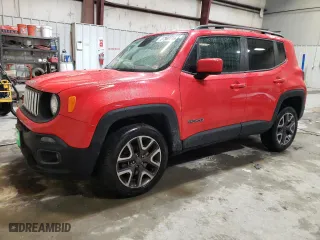 2017 Jeep Renegade Altitude with VIN ZACCJBBB2HPG09889, listed as a Copart auction lot 37363774 with 99,349 mi miles and Salvage Title. Bid and sale history available at carsss.com. Image 1.