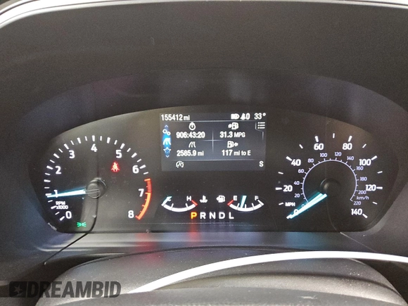2021 Ford Escape S with VIN 1FMCU9F68MUA51208, listed as a Copart auction lot 45138395 with 155,412 mi miles and Clean Title. Bid and sale history available at DreamBid. Image 9.